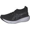 ASICS Nimbus 25 Scarpa Running da Strada per Donna Nero Bianco 39 EU