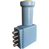 Digiquest LNB QUAD Universale LNB402C | Quattro uscite indipendenti utilizzabile per impianti standard con doppia schermatura. I/P L: 10,7~12,75 Ghz - o/P L: 950~2150 MHz - L.O. 9.75/10.6 GHZ