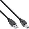 InLine 23885 Cavo USB 2.0, Type a Maschio a Type B Maschio, 2M Nero