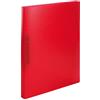 HERMA Raccoglitori ad anelli formato A4, colore rosso traslucido, set di 3 raccoglitori sottili a 2 anelli, larghezza 25 mm, in plastica, con fermaglio, per bambini, ragazzi e ragazze