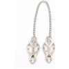 Mister B Pinch Japanese Clover Clamps with Chain