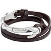 Unode50 Bracciale Unode50 in Pelle PUL1552MARMTL0M