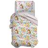 hermet Princess, Set Copripiumino Singolo Cotone, Rosa, Sacco 155x200, Federa 50x80, Disney, 100% Cotone, Prodotto Ufficiale