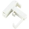 Gardinia Morsetto per Veneziane, 2 Pezzi, Montaggio Senza Foratura o Viti, Bianco, Plastica, Ampiezza 6-30 mm