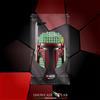 SHOWCASE LAB TECA IN PLEXIGLASS ACRILICO-SHOWCASE-TECA PER LEGO 75277-CASCO DI BOBA FETT-LP34
