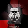 SHOWCASE LAB TECA IN PLEXIGLASS ACRILICO-SHOWCASE-TECA PER LEGO 75276-CASCO DI STORMTROOPER