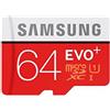 Samsung MB-MC64DA/EU Evo Memoria RAM da 64GB, Adattore SD