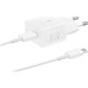 Samsung EP-T2510X Caricatore originale da 25W, Porta USB-C (con Cavo), Bianco