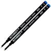 Schmidt Ricambio Schmidt 888 per penna a sfera con punta fine (0,6 mm) inchiostro blu, corpo in plastica, punta in acciaio inossidabile, sfera di sicurezza in ceramica - Confezione da 2