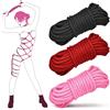 Prosixtoy Sesso Bondage Corde BDSM Bondage Set - 3x10M 8MM Cotone Corda Shibari Sesso Corda per BDSM Principianti, Sesso Bondage Vincoli Kit Giocattoli del Sesso per Donne Coppie(Nero+Rosso+Rosa)