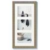 walther design Beige 3X 13x18 cm Galleria con passe-partout, Home Cornice in Legno HO338C