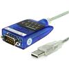 Gearmo Adattatore da USB a seriale RS-232 con indicatori LED, chipset FTDI, supporta Windows 11/10/8.1/8/7/, Mac OS X 10.6 e versioni successive