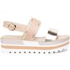 Nero Giardini Nerogiardini - sandali platform cipria/platino nerogiardini - 38