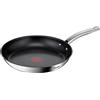 Tefal Intuition B8170644 - Padella a induzione in acciaio inox, 28 cm