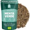 HORTIA MENTA VERDE | Tisana Digestiva alle Foglie di Menta | Infuso Naturale | Foglie Tritate per Tè, Tisane Fredde e Cucina | Gusto Intenso | Confezione Regalo Salva Aroma