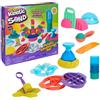 Kinetic Sand Ultimate Sandisfying Set, 0,9 kg di sabbia, rosa, giallo e verde acqua, 10 stampi e strumenti, giocattoli sensoriali per bambini dai 7 anni in su