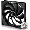 ARCTIC F14 PWM PST CO - 140 mm PWM PST Ventola PC, Collegamento PST, PWM Sharing Technology, Doppi Cuscinetti Sfera, Ventilazione 200-1350 RPM, 0,3 Sone - Nero