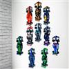 Brick Nest Supporto da parete compatibile con auto F1 Speed Champions Race (2 supporti)
