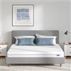Avenco Materasso 90x190, Alto 12 cm, Materassi Singolo In Schiuma di Fibra di Bambù, Materasso Reversibile, 7-Zone di Comfort, Livelli Di Compattezza H3 e H4, Lavabile, Traspirante
