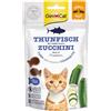 GimCat Crunchy Snacks Tonno e zucchine - Delizioso gatto croccante e ricco di proteine - 1 sacchetto (1 x 50 g)