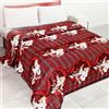 Nada Home Trapunta natalizia piumone invernale letto matrimoniale tartan Babbo Natale 6508
