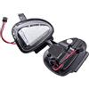 LEDFEWAG 2 Pezzi LED Specchietto Retrovisore Luce Pozzanghera Luci laterali per auto Bianco Compatibile per Golf GTi MK6 6 MKVI 2010-2014