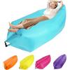 plplaaoo Lettino Gonfiabile, Divano Gonfiabile Per Viaggiare, Sedia da Spiaggia da Campeggio All'aperto, Lettini Gonfiabili, Materasso Ad Aria Pieghevole Portatile Per Feste in Spiaggia (blu)