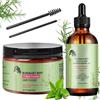 Capgoost Olio di Rosmarino per Capelli, 60 ml - Cura del Cuoio Capelluto con Maschera e Olio di Menta