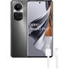 OPPO Reno10 Pro 5G Smartphone Libero 12GB+256GB, Schermo AMOLED 6.7, Fotocamera 50+8+32MP, Android, Batteria 4600mAh, Ricarica Rapida 80W - Grigio