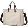 GOLF SUPAGS Borsa Tote per Laptop da 15.6 Pollici, Borsa a Tracolla per Computer Borsas da Lavoro Grande per Donna, Custodia per Laptop Borsas Elegante per Viaggi D'affari (Albicocca)