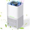 TUKIMA Deumidificatore 1.8L, Deumidificatore Casa Portatile Piccolo Elettrico Silenzioso con Timer,7 Colori Luce, Sbrinamento/Spegnimento Automatico per Casa, Bagno, Armadio, Camere da Letto, RV