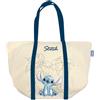 Disney Stitch Borsa da Spiaggia, Borsa da Viaggio, Borse per la Spesa, Design in Cotone, Borse a Tracolla, Regalo per Donne e Adolescenti