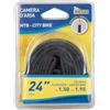 On Bike Camera D'Aria 24 X 1.50-1.95 Per MTB E City Bike - Valvola Schrader Americana Nera, Alta Resistenza E Tenuta, Compatibile Con Bici Adulte, Facile Montaggio