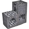 vidaXL Salice, albero per animali domestici, casa, letto/castello/tiragraffi con cuscino per gattino, torre, tiragraffi per gatti, casetta per giochi
