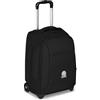 Invicta Trolley Scuola Fisso New Benin Solid, Nero, 2 in 1, Doppio Uso, Trolley e Zaino, Zaino Scuola Viaggio, Ragazzo e Ragazza
