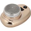 Sonew Regolabarba Elettrico, Mini Rasoio Cordless Ricaricabile USB con Display a LED, Tagliacapelli Impermeabile Tascabile per Uomo (Oro)