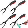 Celiodd 4 PCS Pinza Raccogli Rifiuti,Pinza Bastone,28cm Portatile Pinza Telescopica Corte,Raccoglitore di Immondizia per Utilizzato per il recupero quotidiano degli oggetti,Adatto Ad Anziani e Bambini