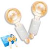 Smasener Globi di ghiaccio per il viso, 2PCS Globi di ghiaccio per il viso, collo e occhi, bellezza quotidiana, rassodamento della pelle, anti-invecchiamento (Oro, Confezionati in coppia)
