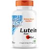 Doctor's Best, Lutein, con Optilut, 10mg, 120 Capsule vegane, Carotenoide, Zeaxantina, Testato in Laboratorio, Altamente Dosato, Senza Soia, Senza Glutine