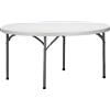 milani home MilaniHome.it - Tavolo Catering Rotondo in Metallo E ABS Bianco Diametro 150 con Gambe Pieghevoli per Ristorante Matrimoniodi coloreBianco