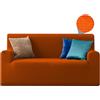 Linea oro Copridivano, Arancione, 4 Posti