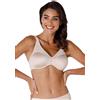 LOVABLE Reggiseno Riducente e Contenitivo Taglie Forti con Ferretto - Microfibra e Tulle Elevato Comfort e Sostegno - Generous Minimizer Donna, Skin, 36 / 4E
