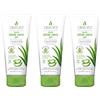 Derora Gel di Aloe Vera per Curare, Lenire e Idratare la Pelle, il Viso e il Corpo | Contiene al 100% Ingredienti Bio Attivi Puri Naturali di Aloe | senza Crudeltà e Vegano (200ml x 3)