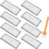UPUPDAY 8pcs Filtri Hepa Accessori per Aspirapolvere Roborock S8/ S8+/ S8 Pro Ultra/ S7/ S7+/ S7 MaxV/ S7 MaxV Plus/ S7 MaxV Ultra/ S7 Pro Ultra/ S7 Max Ultra