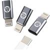 zoyuzan 27W Adattatore USB C Lightning Rapida Ricarica Spinotto (3 Pack) per Apple Iphone 14 13 12 11 Pro Max 7 8 Plus X SE XS XR per iPad Air Convertitore Type-C Cavo Tipo C Presa Accessori Cavi Jack