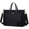 GOLF SUPAGS Borsa Tote per Laptop da 14 Pollici, Borsa a Tracolla per Computer Borsas da Lavoro Grande per Donna, Custodia per Laptop Borsas Elegante per Viaggi D'affari (Nero)