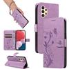 SRISHP Cover per Samsung Galaxy A04s / A13 5G / 4G Custodia, Viola | Magnetica Cover a Libro, Portafoglio con Slot per Schede, Custodia in PU Pelle, Supporto Stand Cover