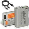 Palogreen ENEL14 Batteria di Ricambio per Nikon D5600, D5100, D5200, D5300, D5500, D3200, D3200, D3400, D3500, Coolpix P7100, P7200 (2Pcs)