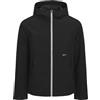 JACK & JONES Light Jacket Hood Pls Jjadam-Giacca Leggera con Cappuccio, Nero, 5X_l Uomo