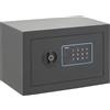 ARREGUI Blue 650110 Cassaforte Elettronica da Armadio in Acciaio | 20x31x20 cm | 10 L | Cassetta di Sicurezza per Casa e Ufficio | Tastiera con Codici Programmabili | con Chiave di Emergenza | Grafite